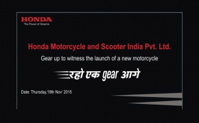 Official- Honda Set To Launch Another Motorcycle On Nov 19th