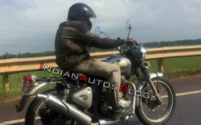 Royal Enfield Scrambler 500 Spotted- This Is Not A Scrambler