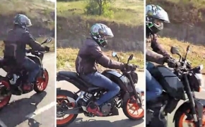 KTM Duke 125 Leaked Testing