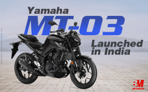 New Yamaha MT03 launched in India
