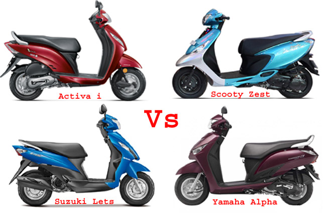 compare scooty