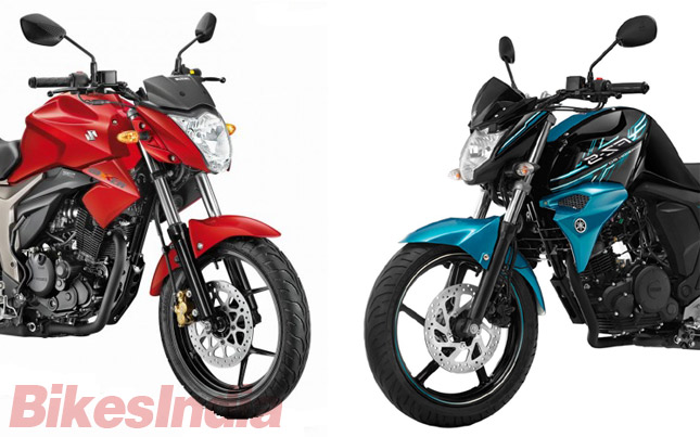 Comparison Suzuki Gixxer Vs Yamaha Fz S Fi V2 0 Bikesmedia In