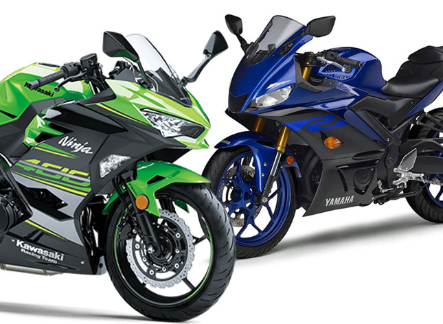 Frank Worthley ganske enkelt Legeme 2019 Yamaha YZF-R3 Vs Kawasaki Ninja 400, Comparison, shootout, Spec  Comparo » BikesMedia.in